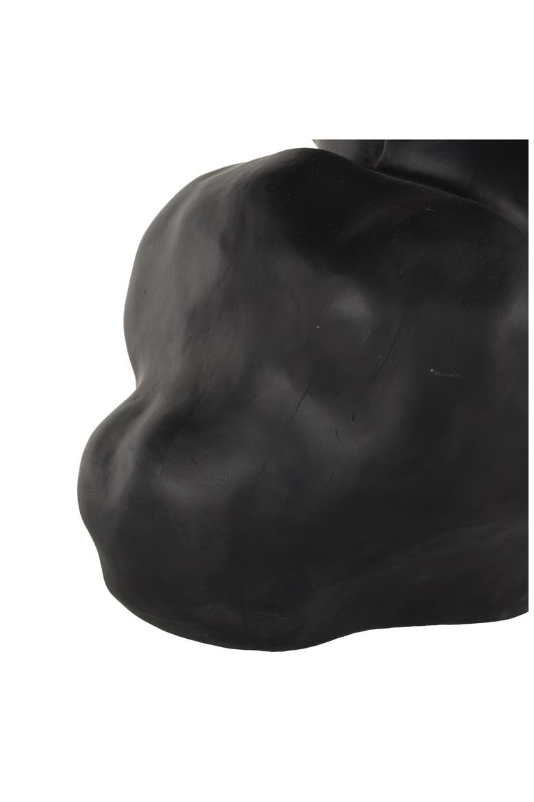 Abstract Ceramic Vase, Alternate, color, BLACK