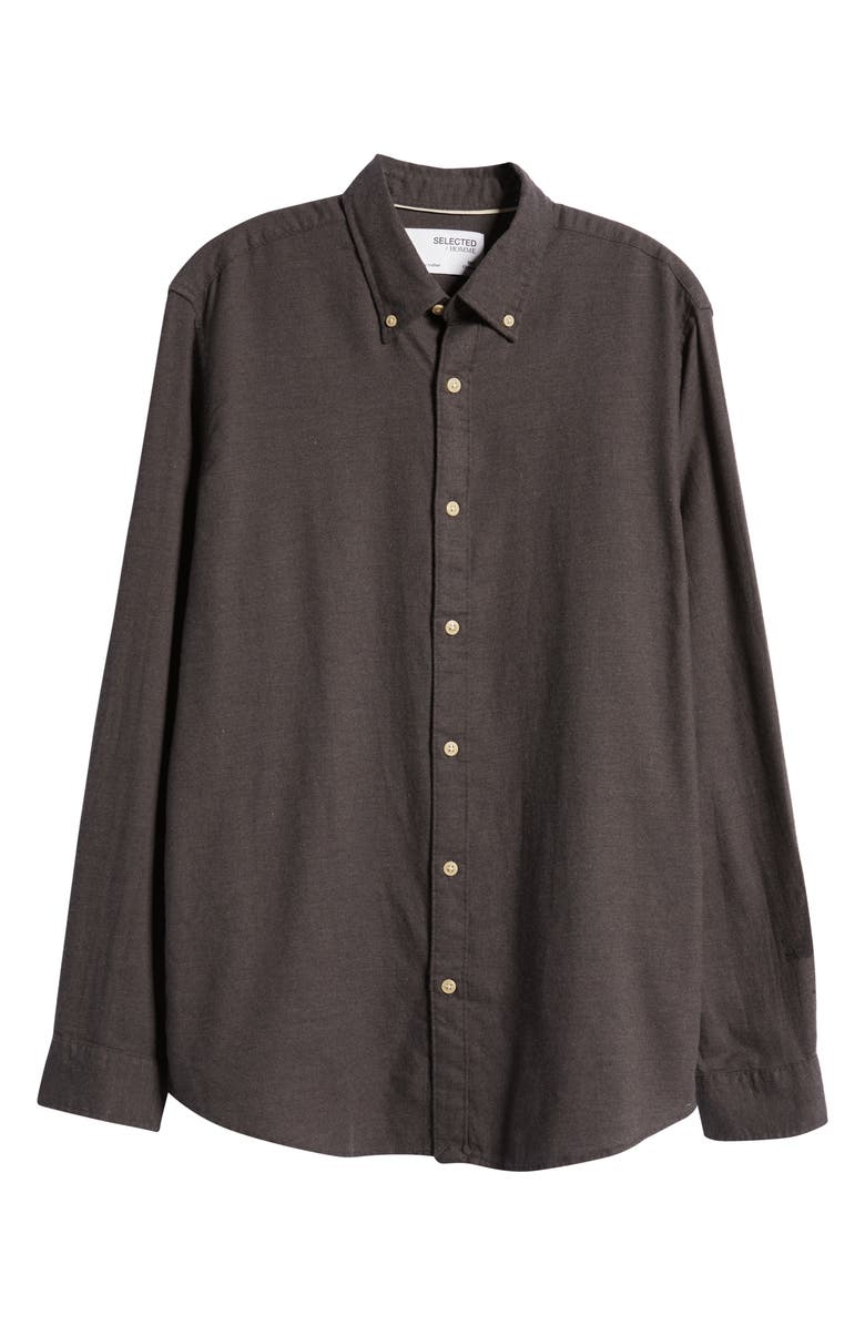 Selected Homme Slim Fit Plaid Flannel Button-Down Shirt, Alternate, color, 