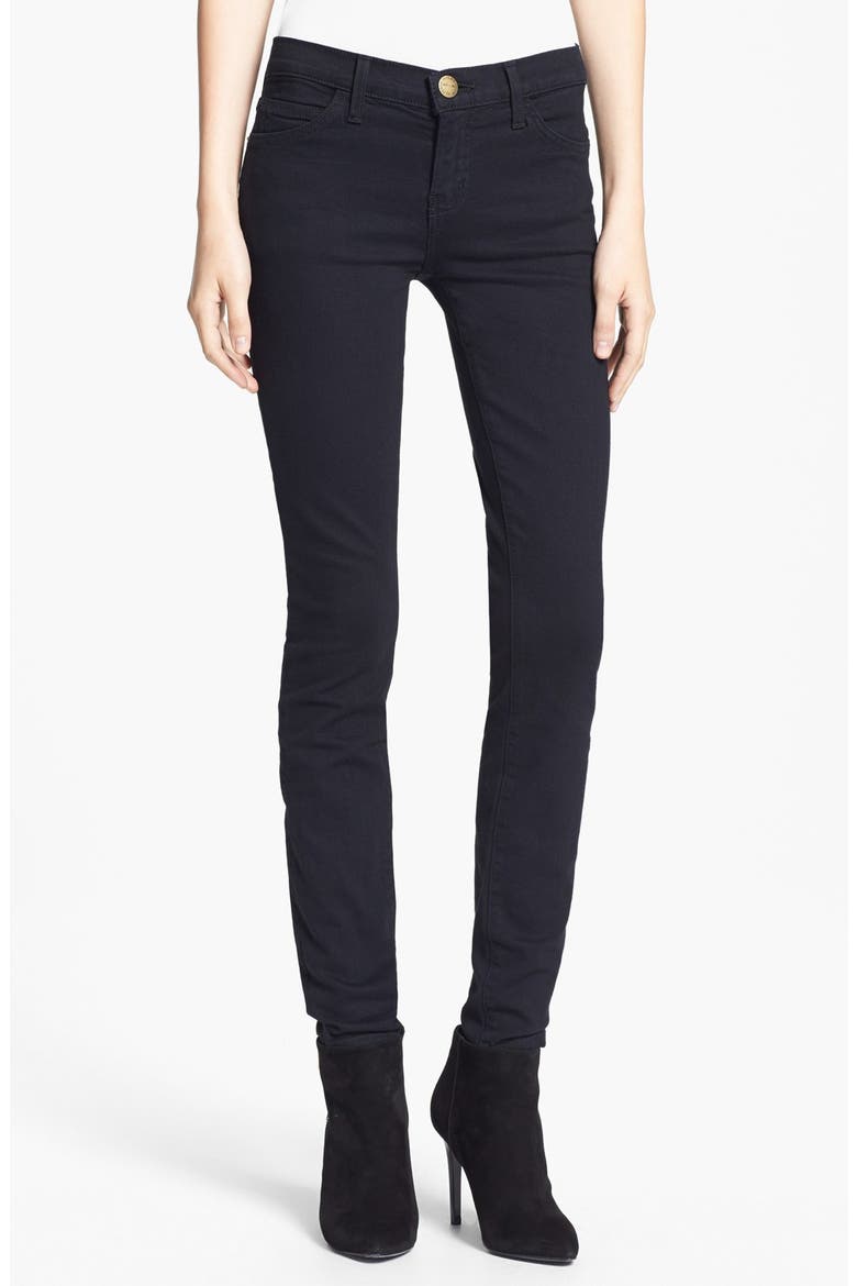 Skinny Ankle Jeans, Main, color, JET BLACK