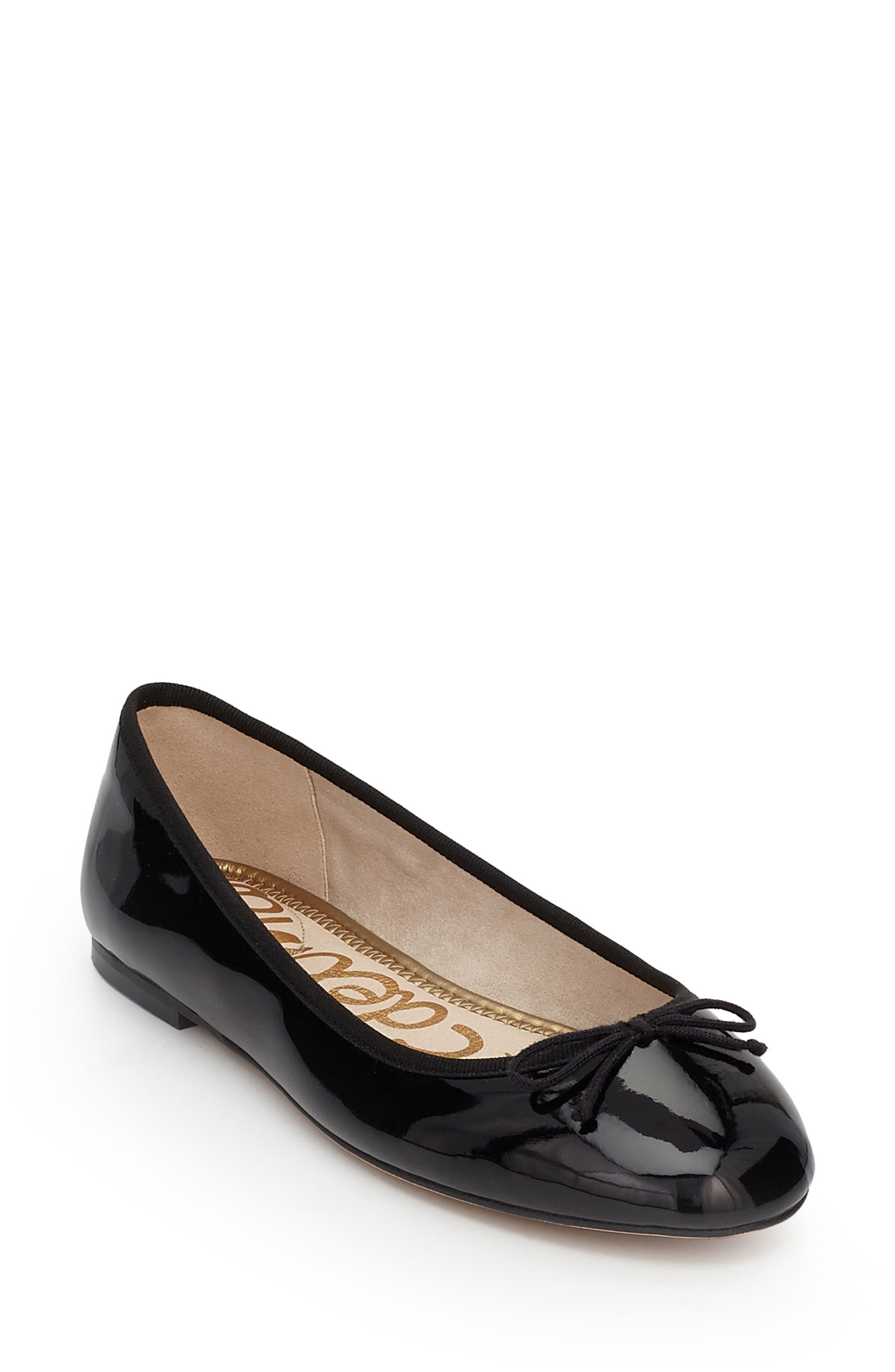 Finley Flat, Main, color, BLACK PATENT LEATHER