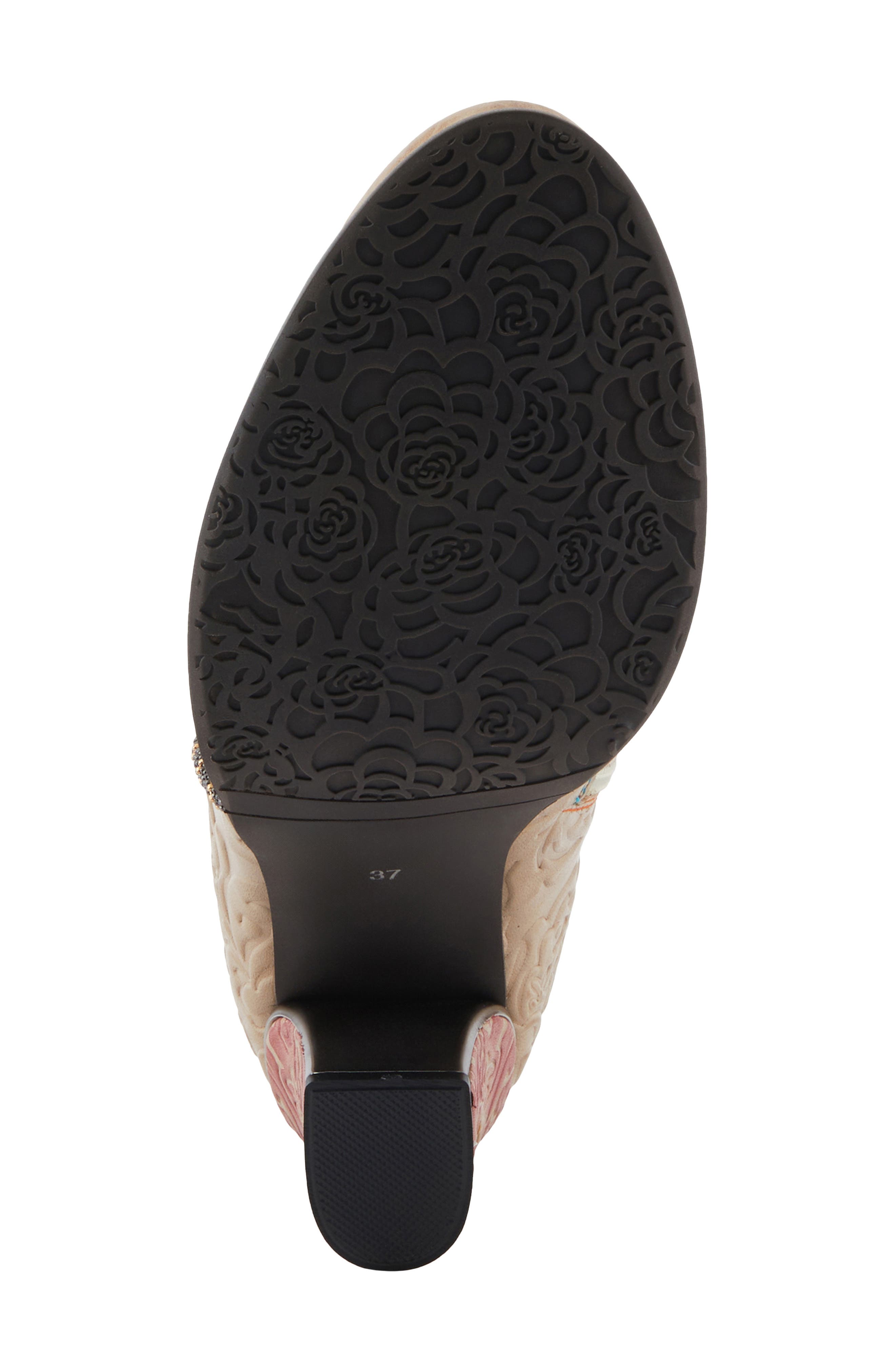 Cherish Bootie, Alternate, color, BEIGE MULTI