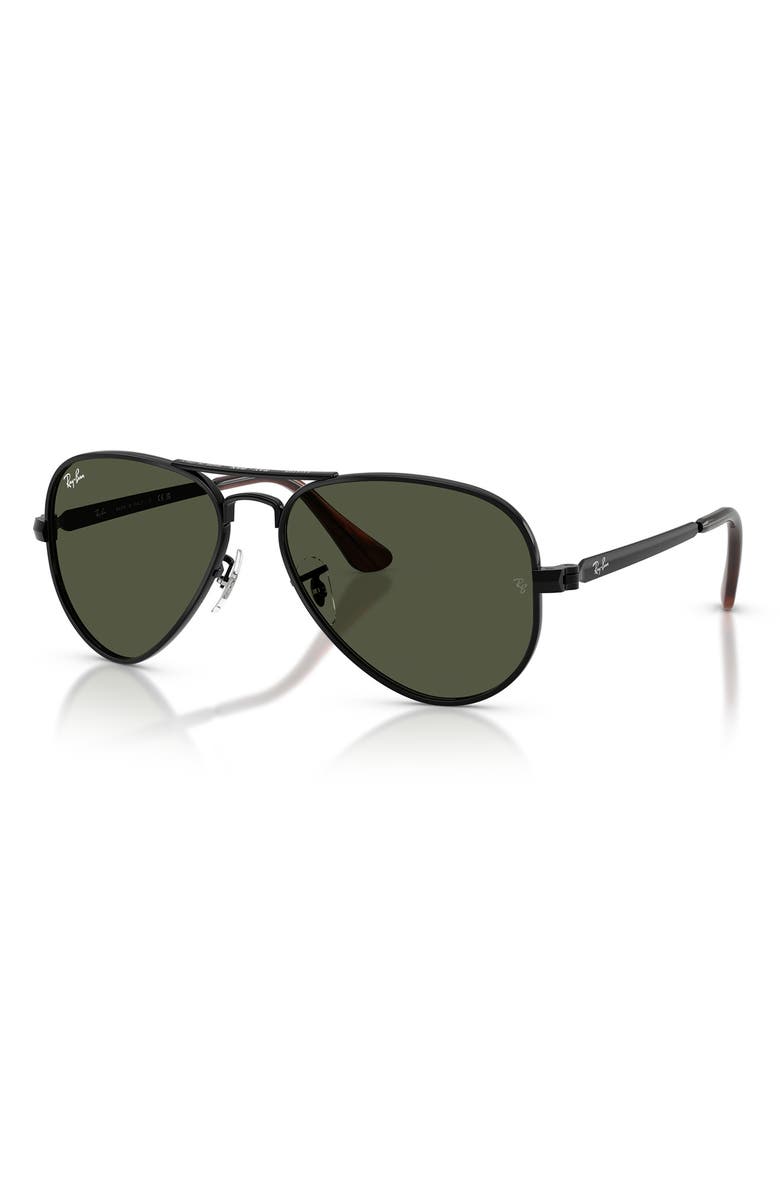 Ray-Ban 58mm Aviator Max Polarized Sunglasses, Alternate, color,