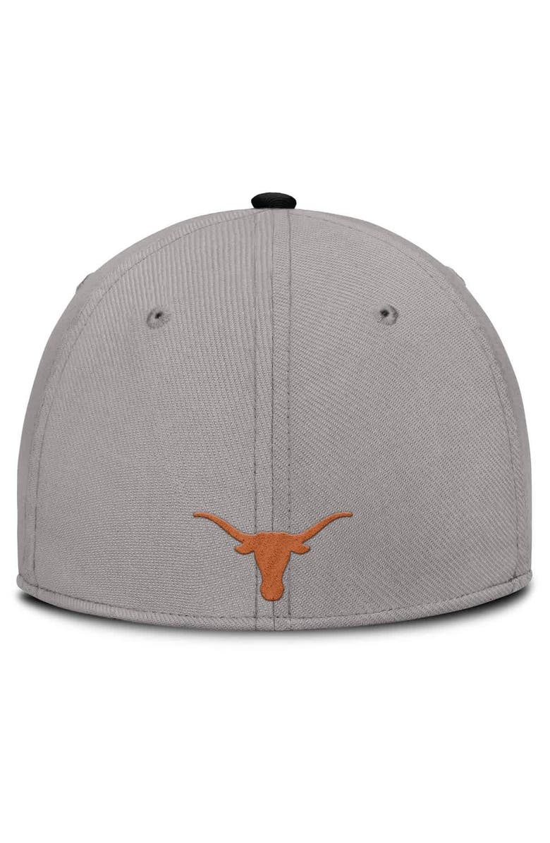 Nike Men's Nike Gray Texas Longhorns Rise Prep Performance Flex Hat, Alternate, color, 