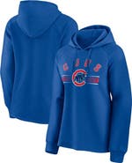 FANATICS Women's Fanatics Branded Royal Chicago Cubs Perfect Play Raglan Pullover Hoodie