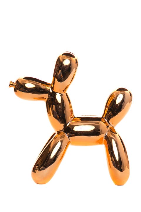 Copper Balloon Dog Bank