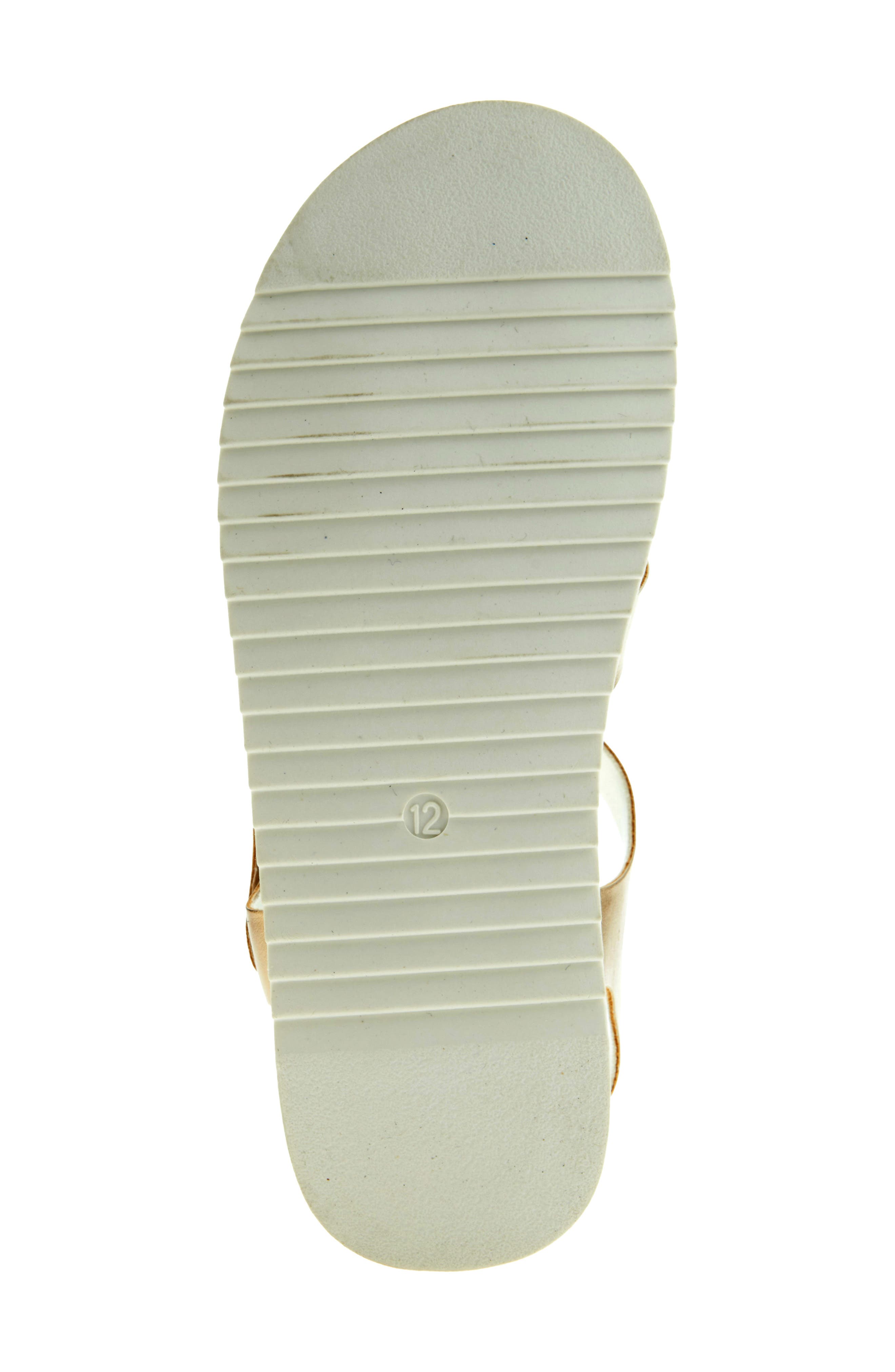 Harper Canyon Catalinna Flat Sandal, Alternate, color, Gold Metallic