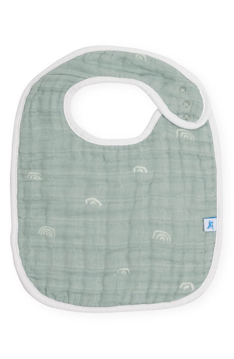 little unicorn 3-Pack Classic Cotton Muslin Bibs, Alternate, color, Multi