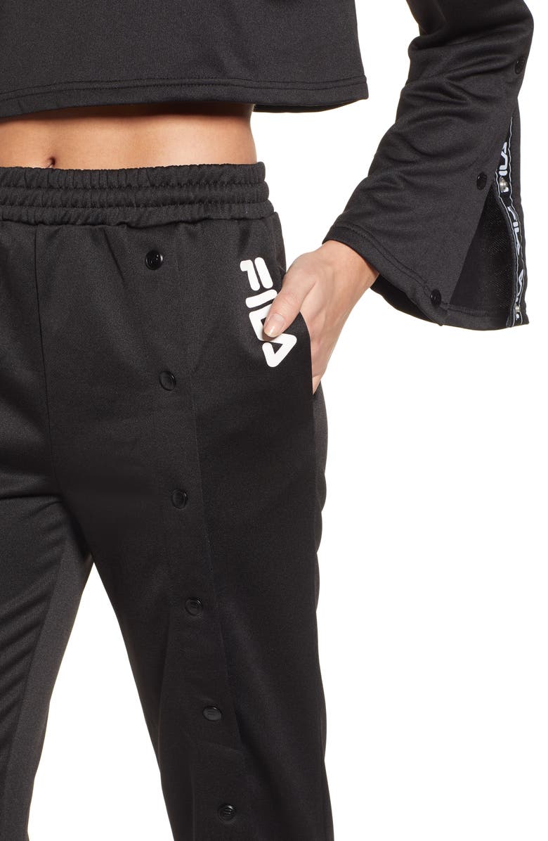 FILA Alice Snap Front Track Pants, Alternate, color, 