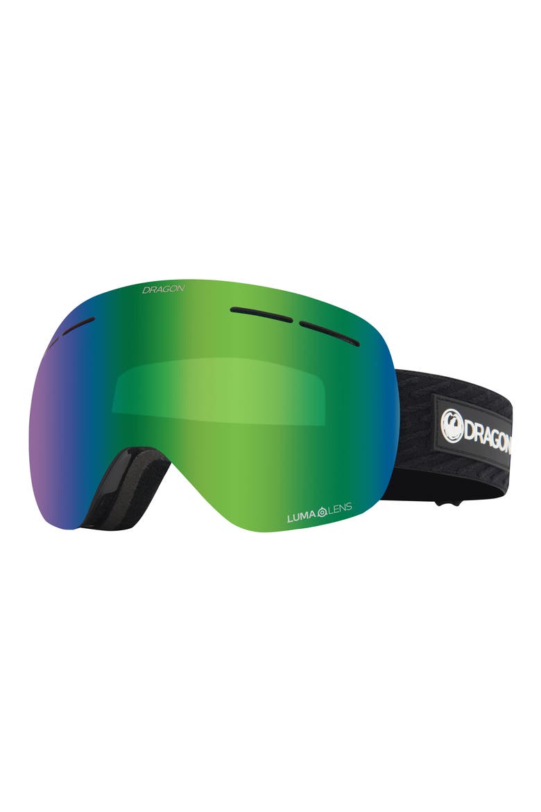 X1S 70mm Snow Goggles, Alternate, color, ICON GREEN LL GREEN ION