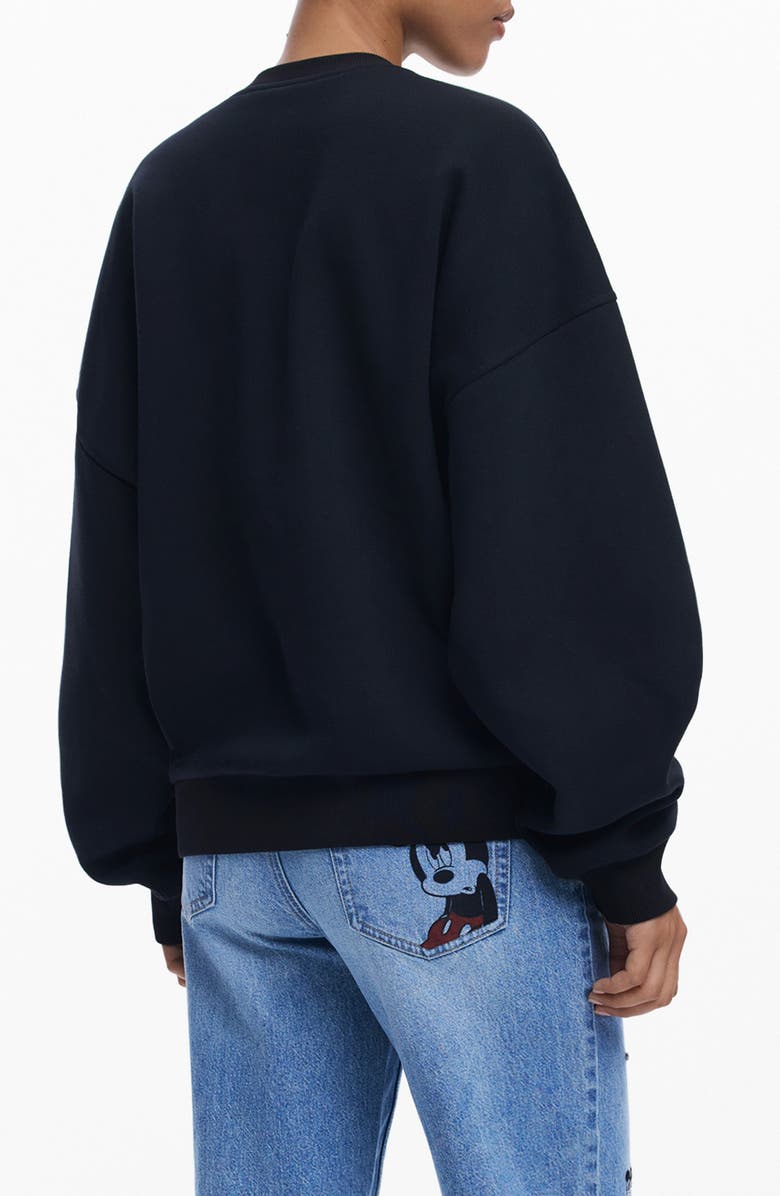 Desigual Mickey Mouse<sup>™</sup> Sweatshirt, Alternate, color, Black