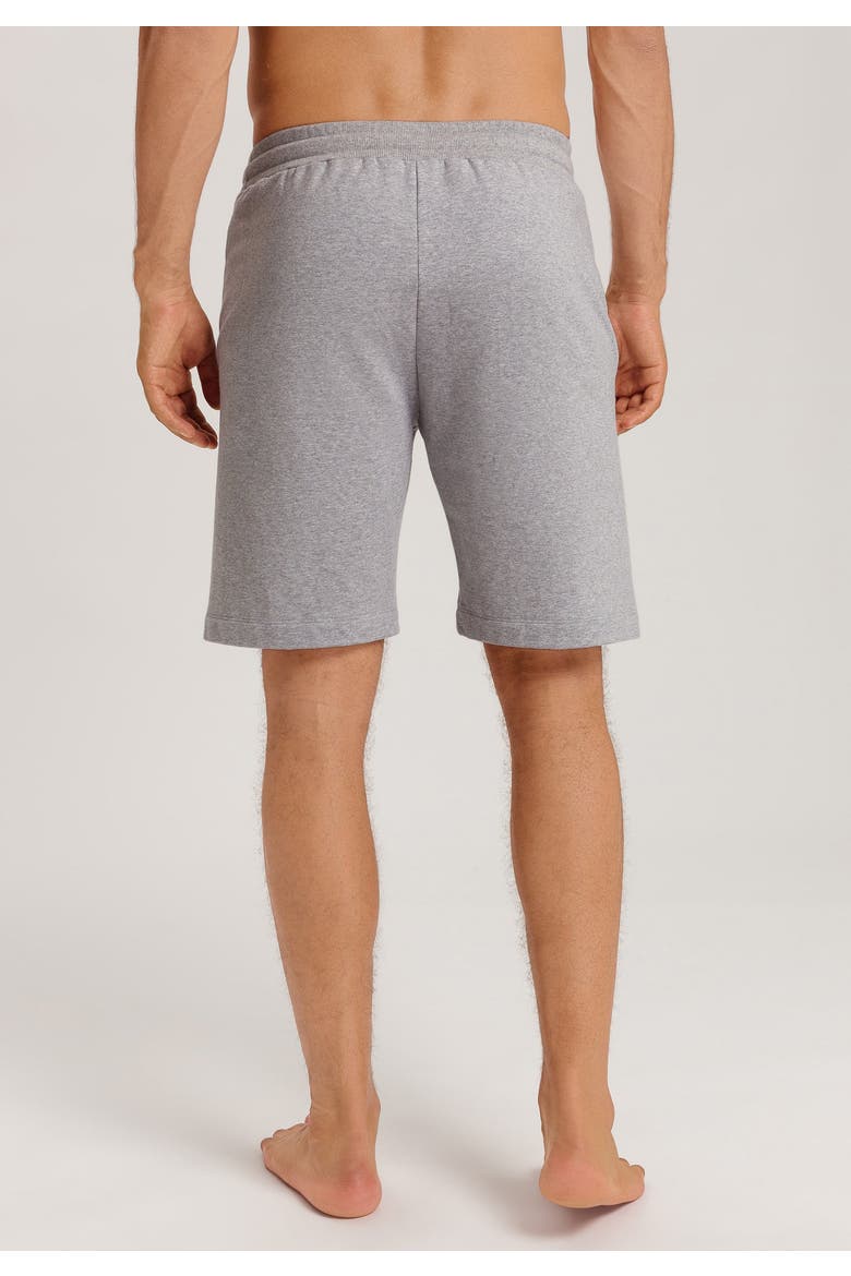 Natural Living Organic Cotton Drawstring Shorts, Alternate, color, Grey Melange