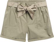 Tractr Kids' Cuffed Belted Shorts