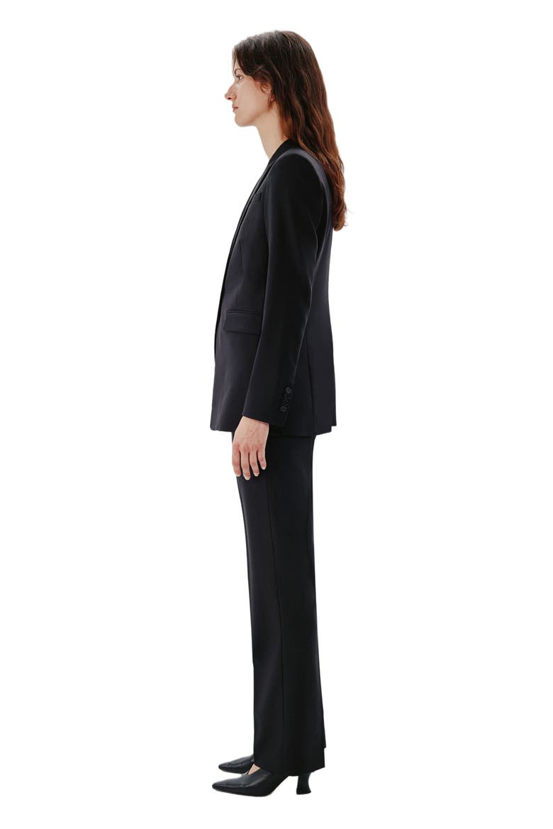 Single Button Jacket, Alternate, color, BLACK