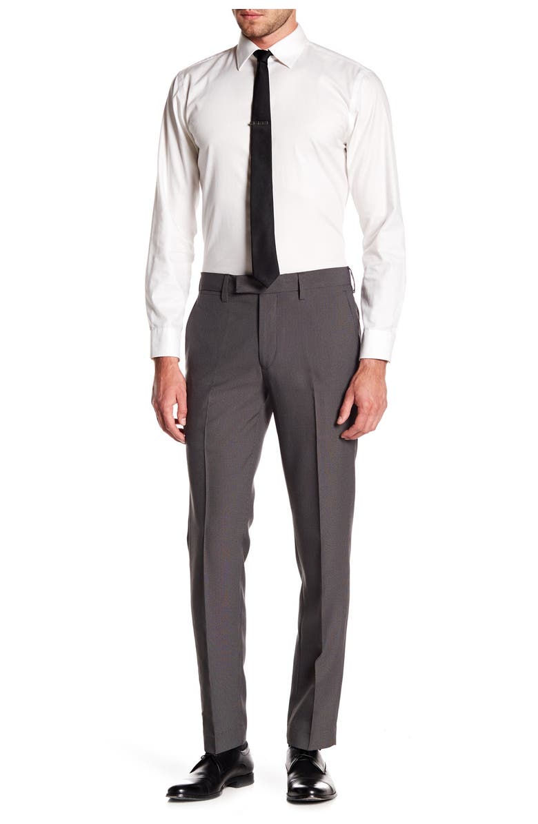 Louis Raphael Comfort Mini Windowpane Pants - 30-34" Inseam, Alternate, color, 