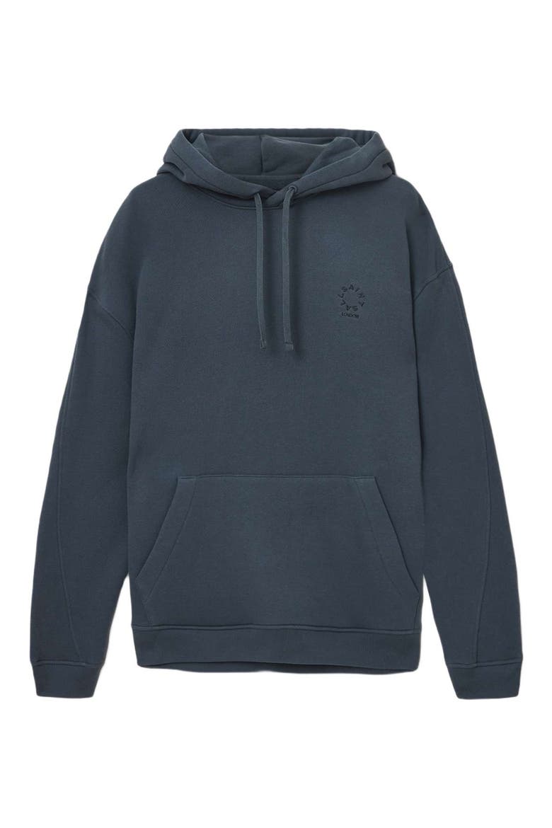 Haven Oversize Cotton Hoodie, Alternate, color, MOONSTONE BLUE