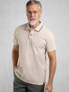 Weird Fish Powell Textured Polo Shirt