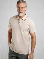 Weird Fish Powell Textured Polo Shirt