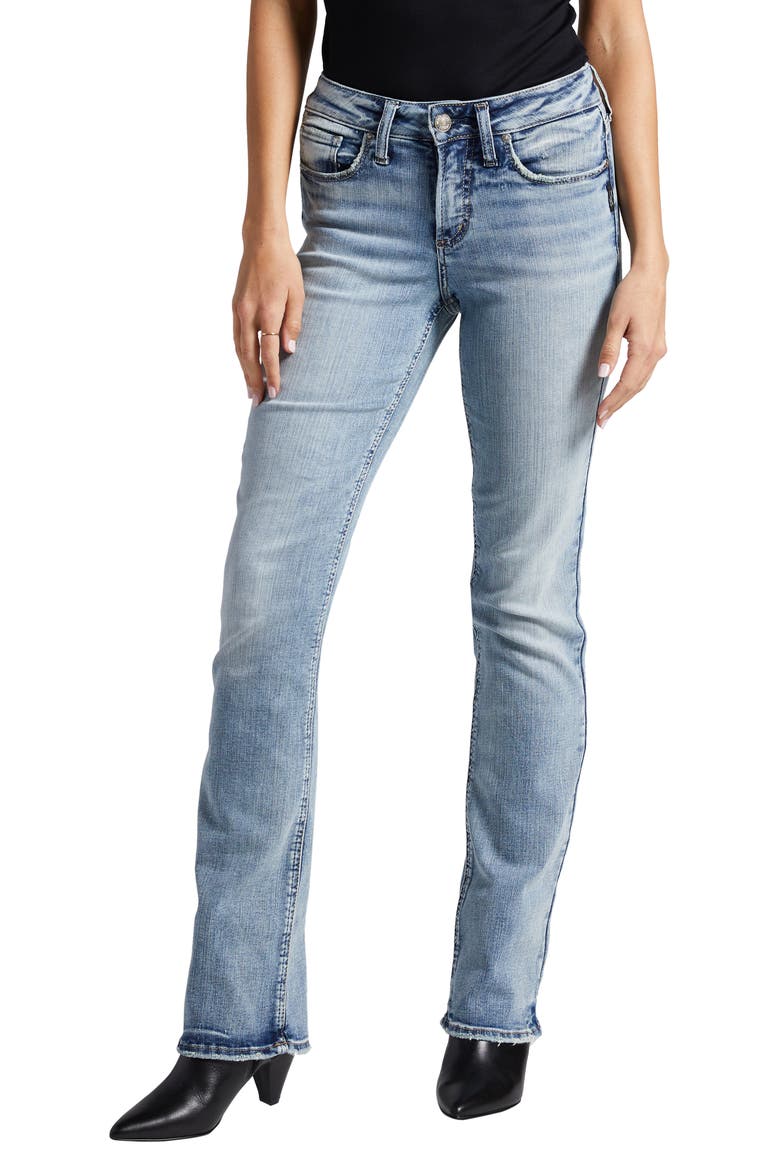 Suki Slim Fit Bootcut Jeans, Main, color, INDIGO