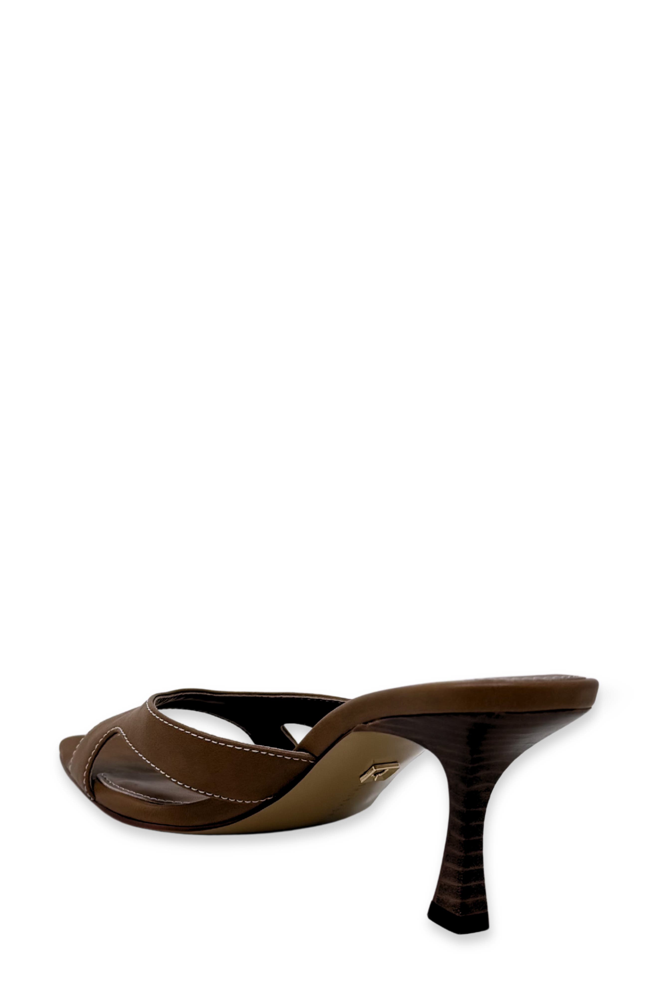 Fargo Slide Sandal, Alternate, color, BROWN