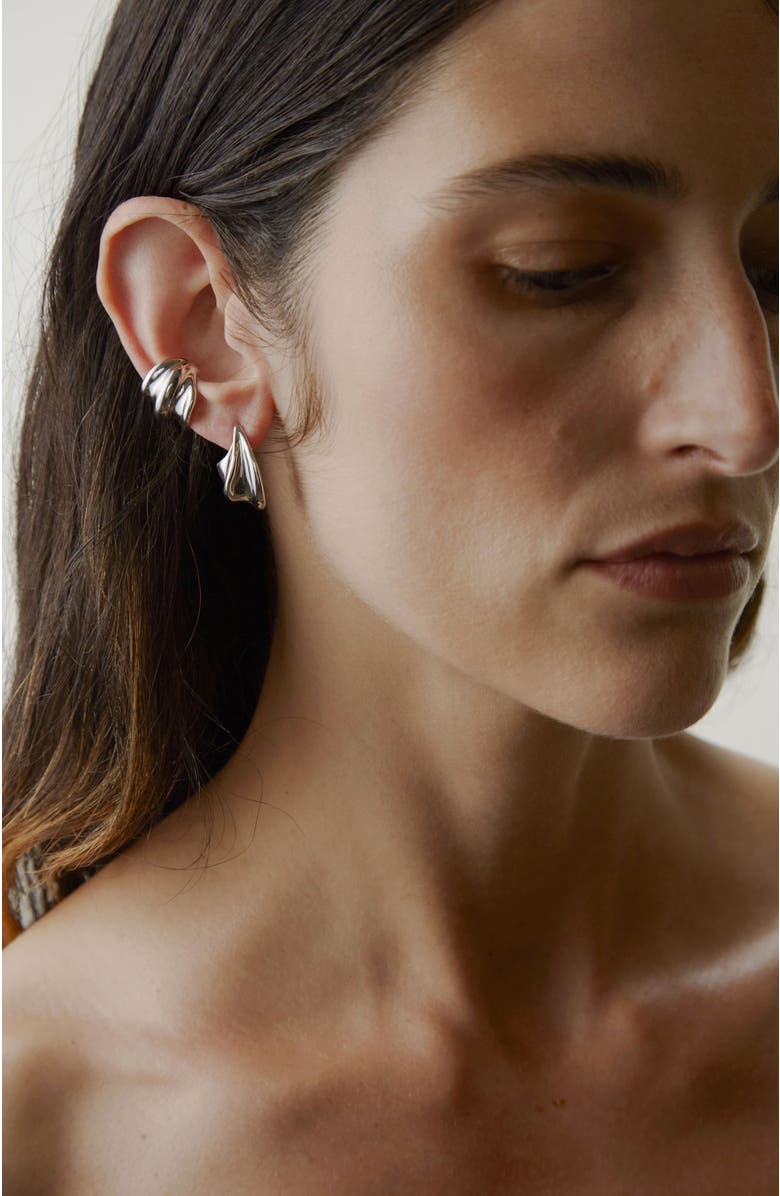 Otiumberg 14kt Gold Vermeil Wave Cuff, Alternate, color, 