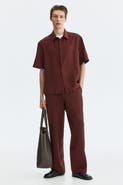 H&M Relaxed Fit Textured Trousers