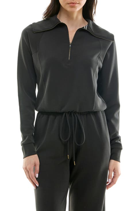 Cloud Luxe Crop Half-Zip Sweatshirt
