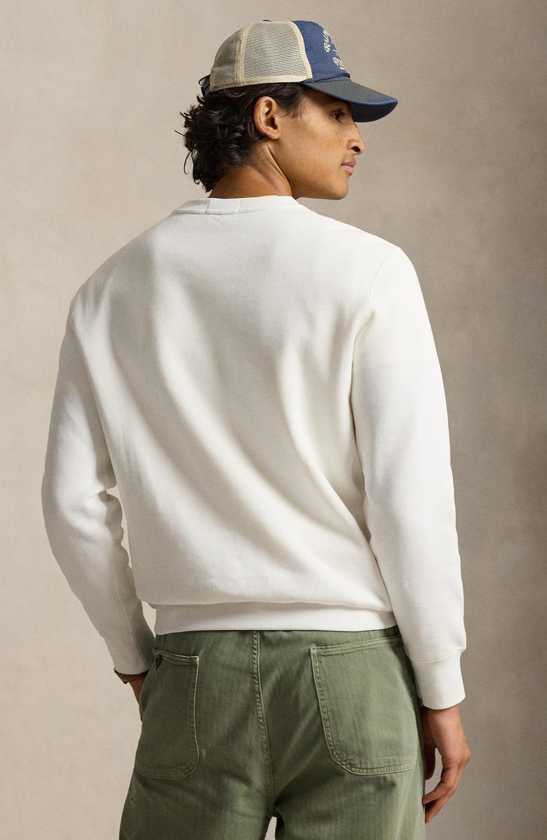 Polo Ralph Lauren Polo Bear Fleece Graphic Sweatshirt, Alternate, color, White- Summer Bear