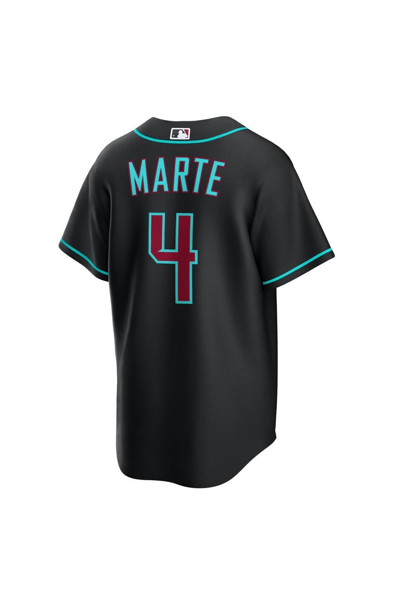 Nike Men's Nike Ketel Marte Black Arizona Diamondbacks Alternate Replica Jersey, Alternate, color, Black