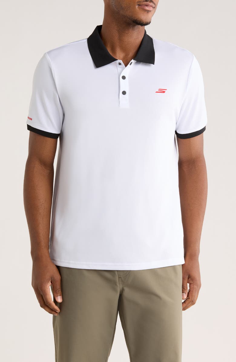SKECHERS Victory Polo, Main, color, Bright White