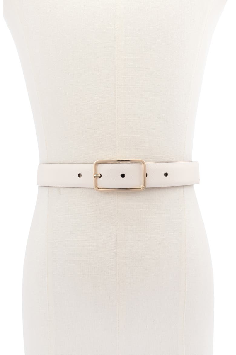 mel leather belt, Alternate, color, PARCHMENT