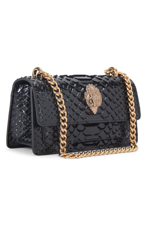 Kurt Geiger London Small Shoreditch East West Shoulder Bag In Black