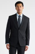 Nordstrom Henrik Trim Fit Solid Stretch Wool Suit Jacket