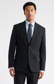 Nordstrom Henrik Trim Fit Solid Stretch Wool Suit Jacket