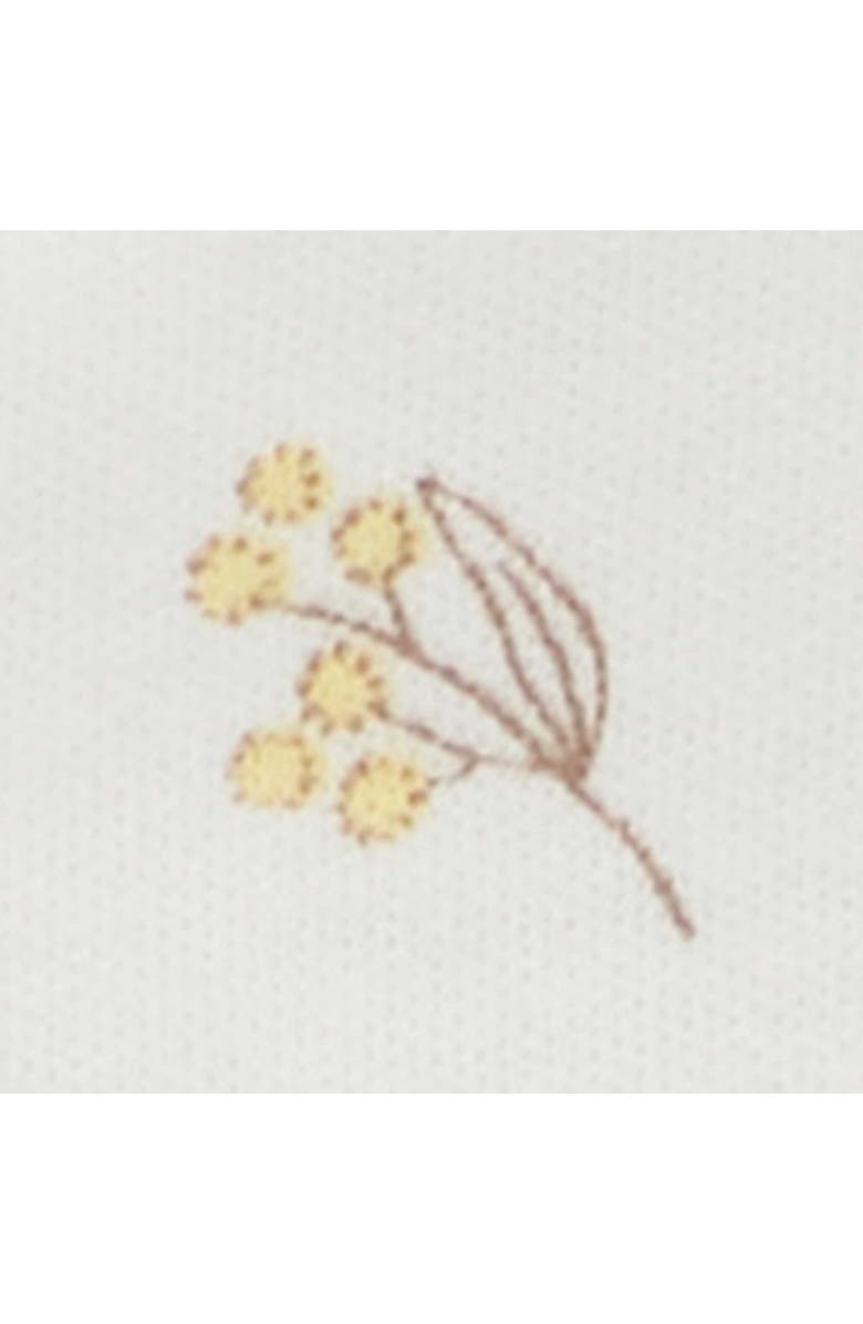 Purebaby 2 Pack Long Sleeve Bodysuit, Alternate, color, Vanilla Wattle Bee Pack