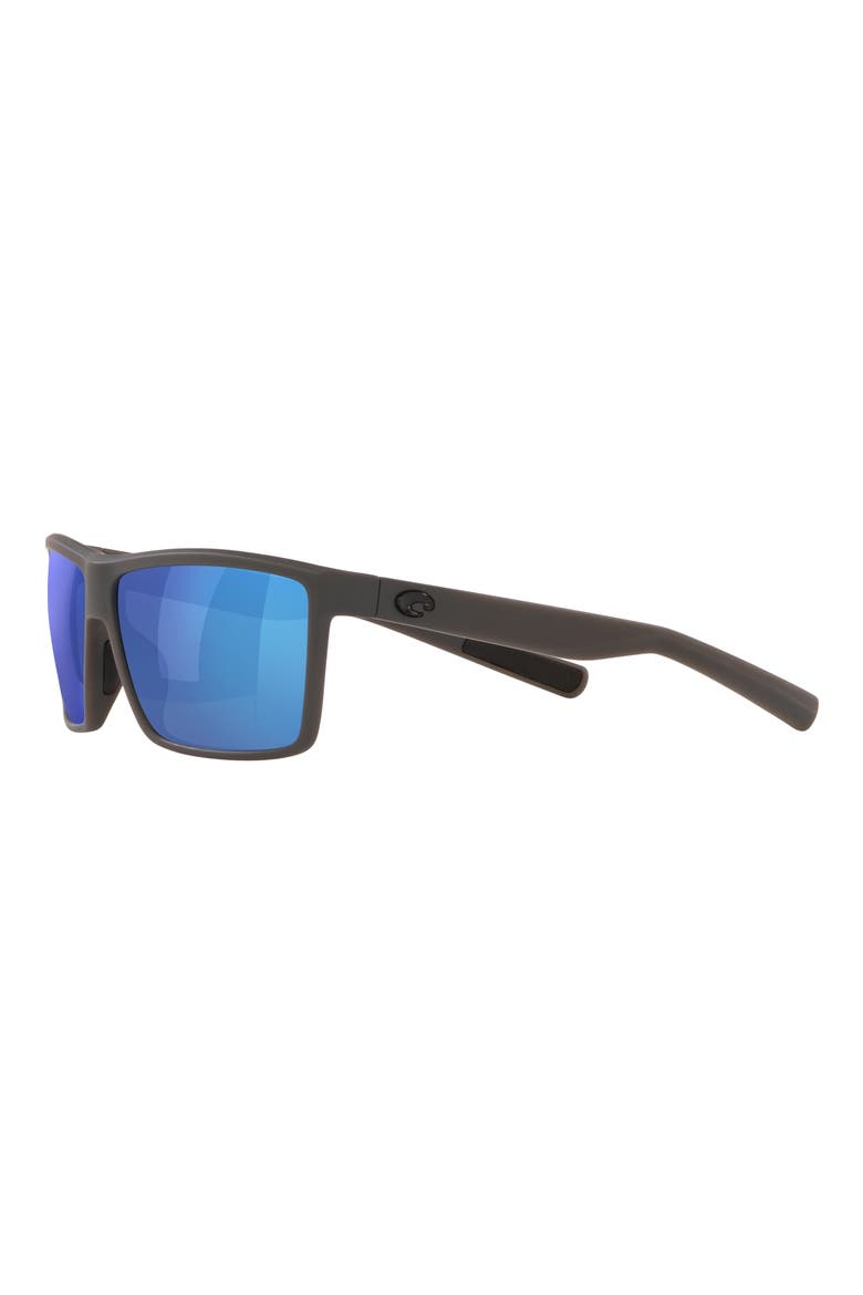 Rinconcito 60mm Polarized Rectangular Sunglasses, Alternate, color, GRAY