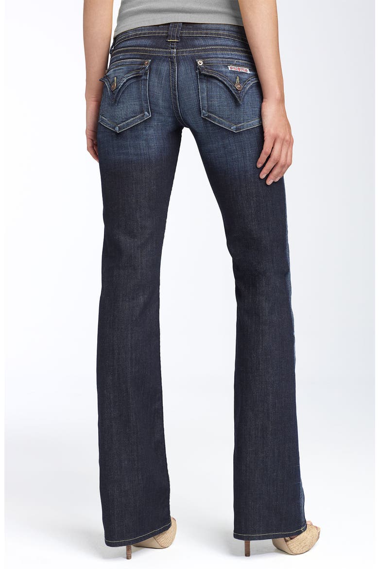 'Supermodel' Bootcut Stretch Jeans, Main, color, ELM