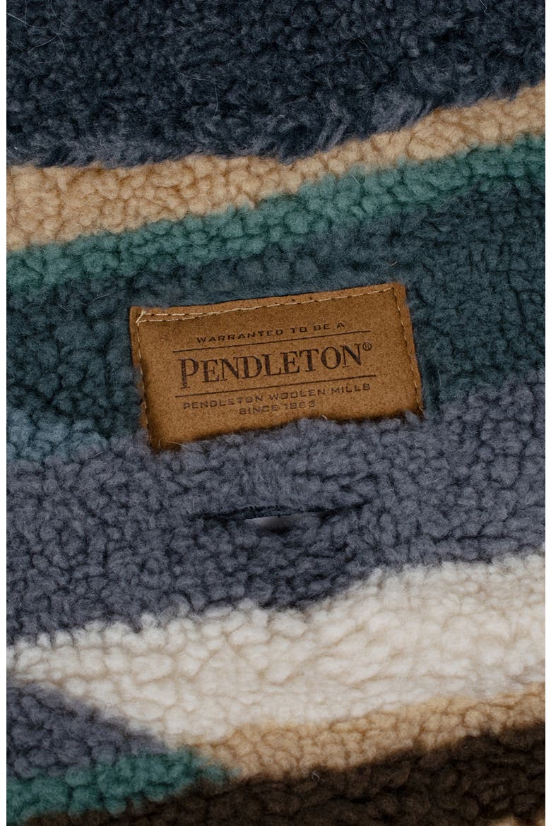 Fleece Dog Coat, Alternate, color, WYETH TRAIL OXFORD