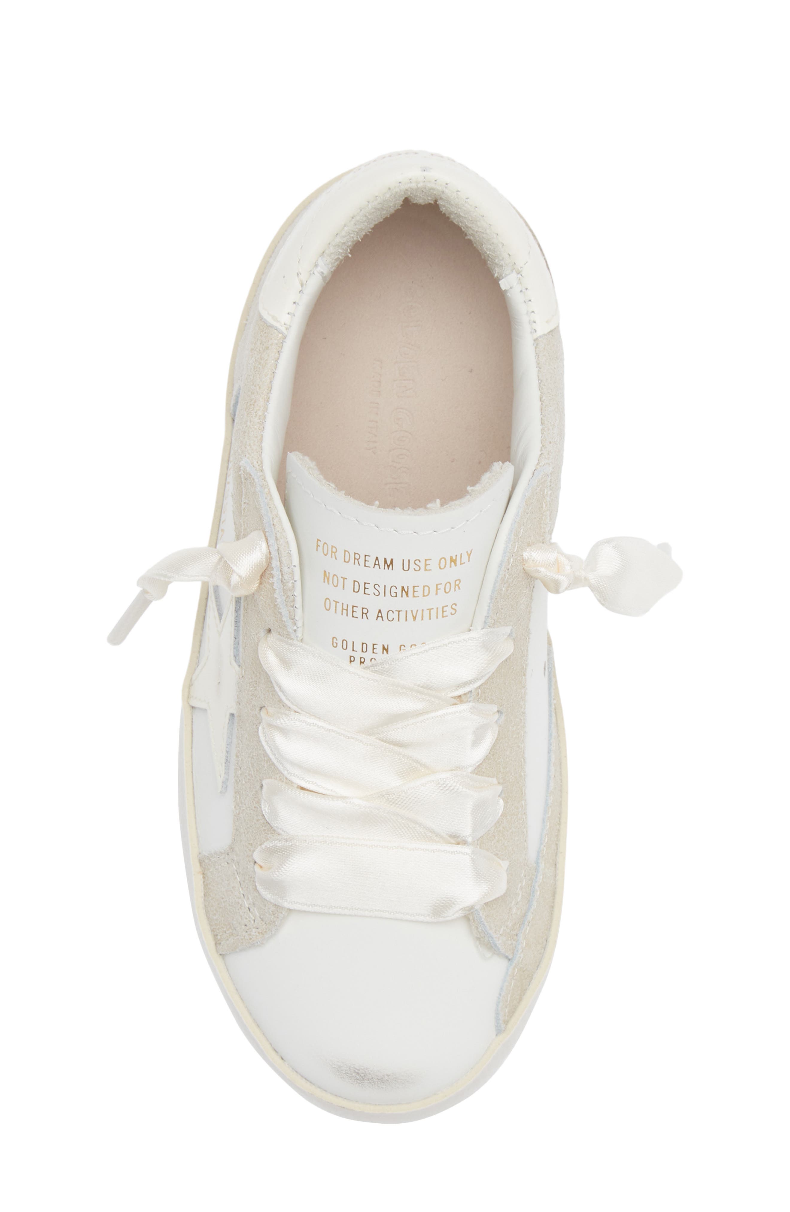 Golden Goose Kids' Super-Star Sneaker, Alternate, color, White/ Platinum
