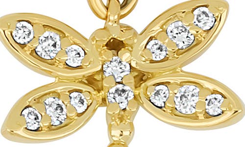 Bony Levy Icon Pavé Diamond Dragonfly Charm In Gold