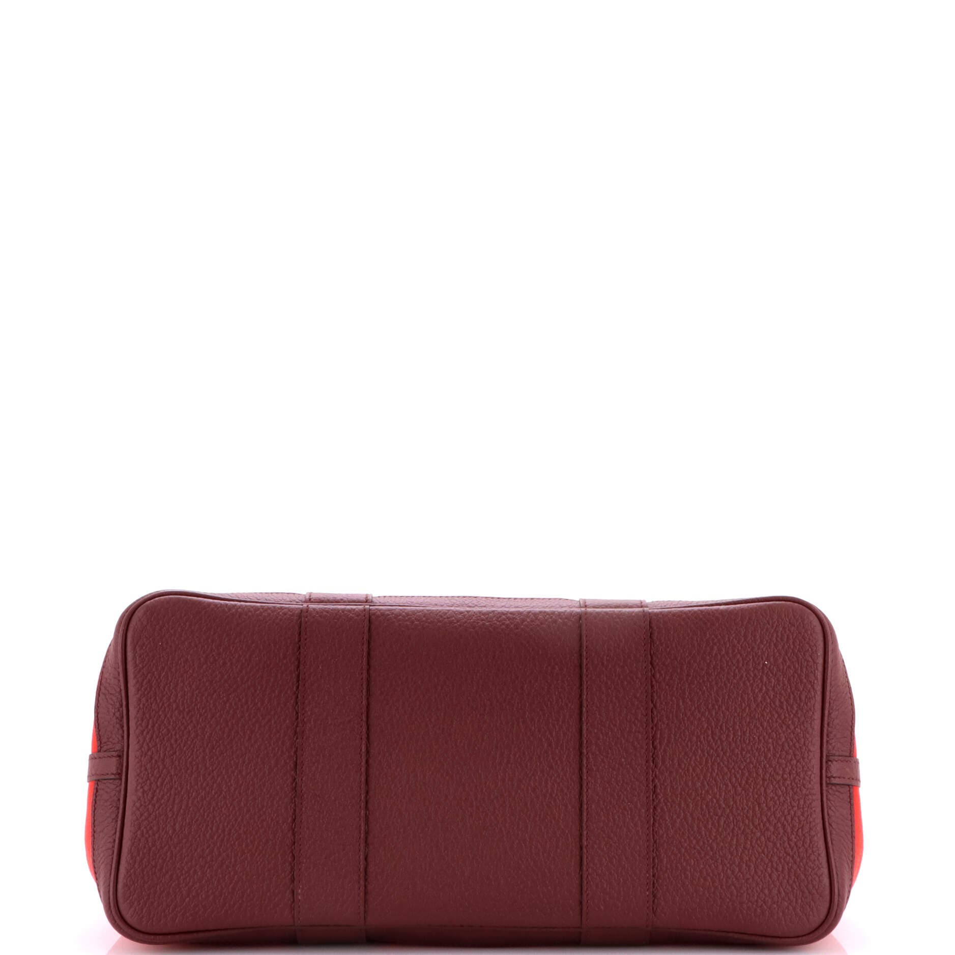 Pre-Owned Hermes Garden Party Tote Toile and Leather 36, Alternate, color, Bordeaux