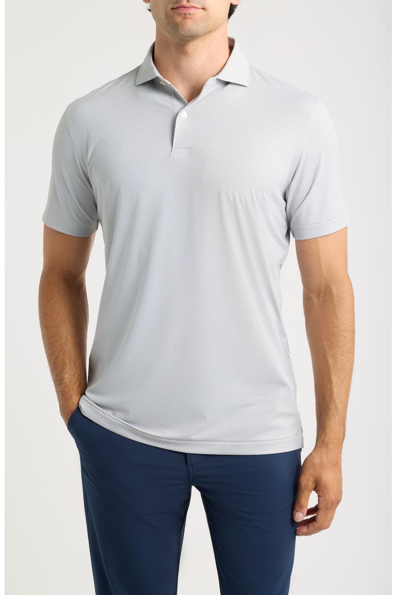Campania Crown Crafted Performance Jersey Polo, Main, color, WHITE