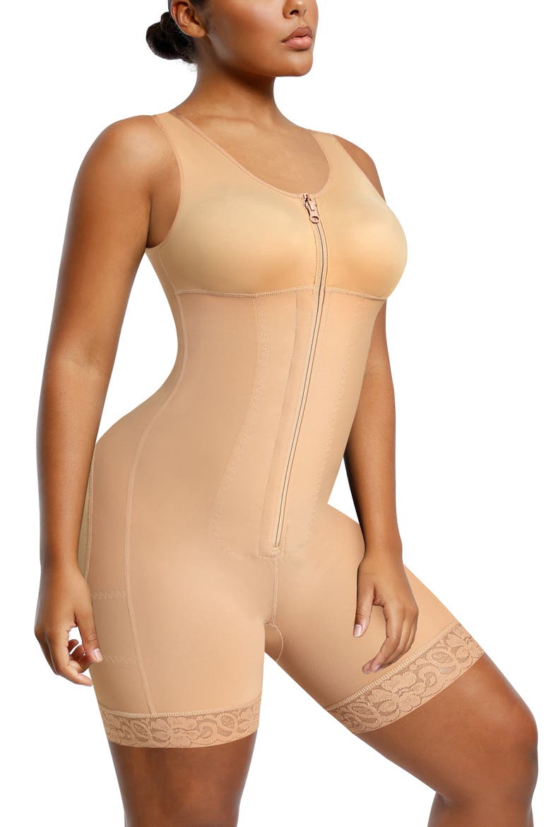 AirSlim® Full Coverage Sculpting Bodysuit, Alternate, color, Pinkish Beige