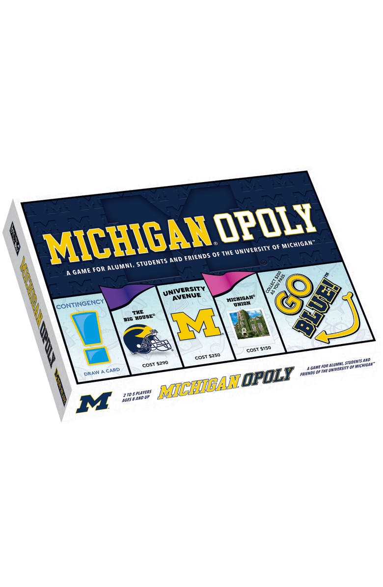 Late for the Sky Michigan Opoly U of Michigan Board Game, Alternate, color, Multicolored