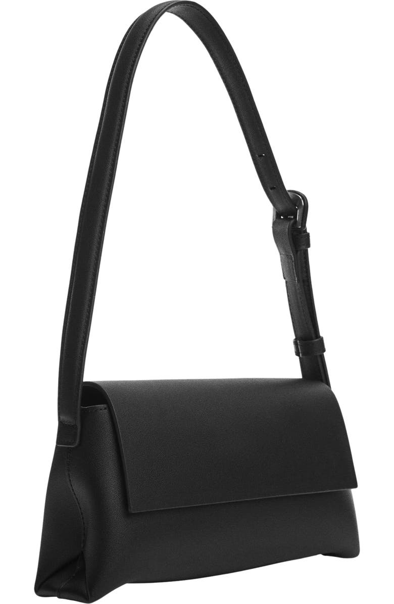 MANGO Faux Leather Shoulder Bag, Alternate, color,
