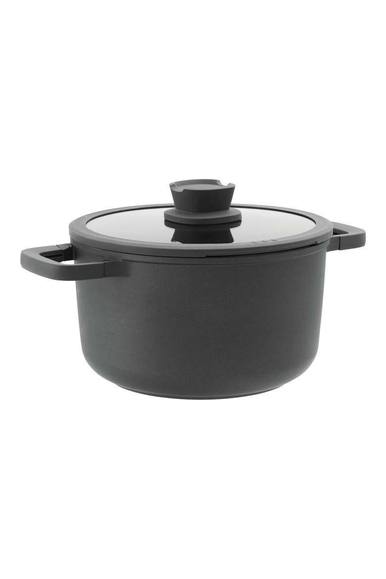 INTERNATIONAL 10" Non-Stick Covered Stockpot, Main, color, MULTI