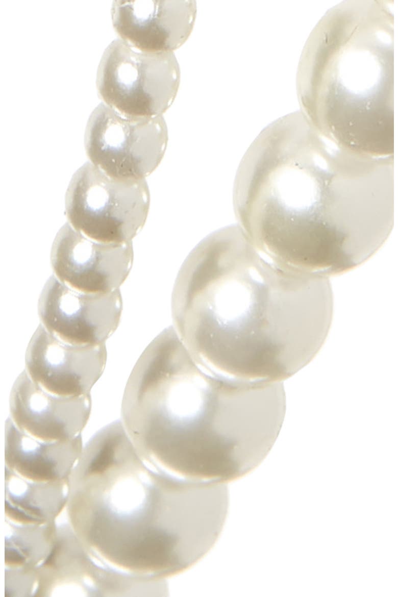 Double Imitation Pearl Headband, Alternate, color, WHITE PEARL