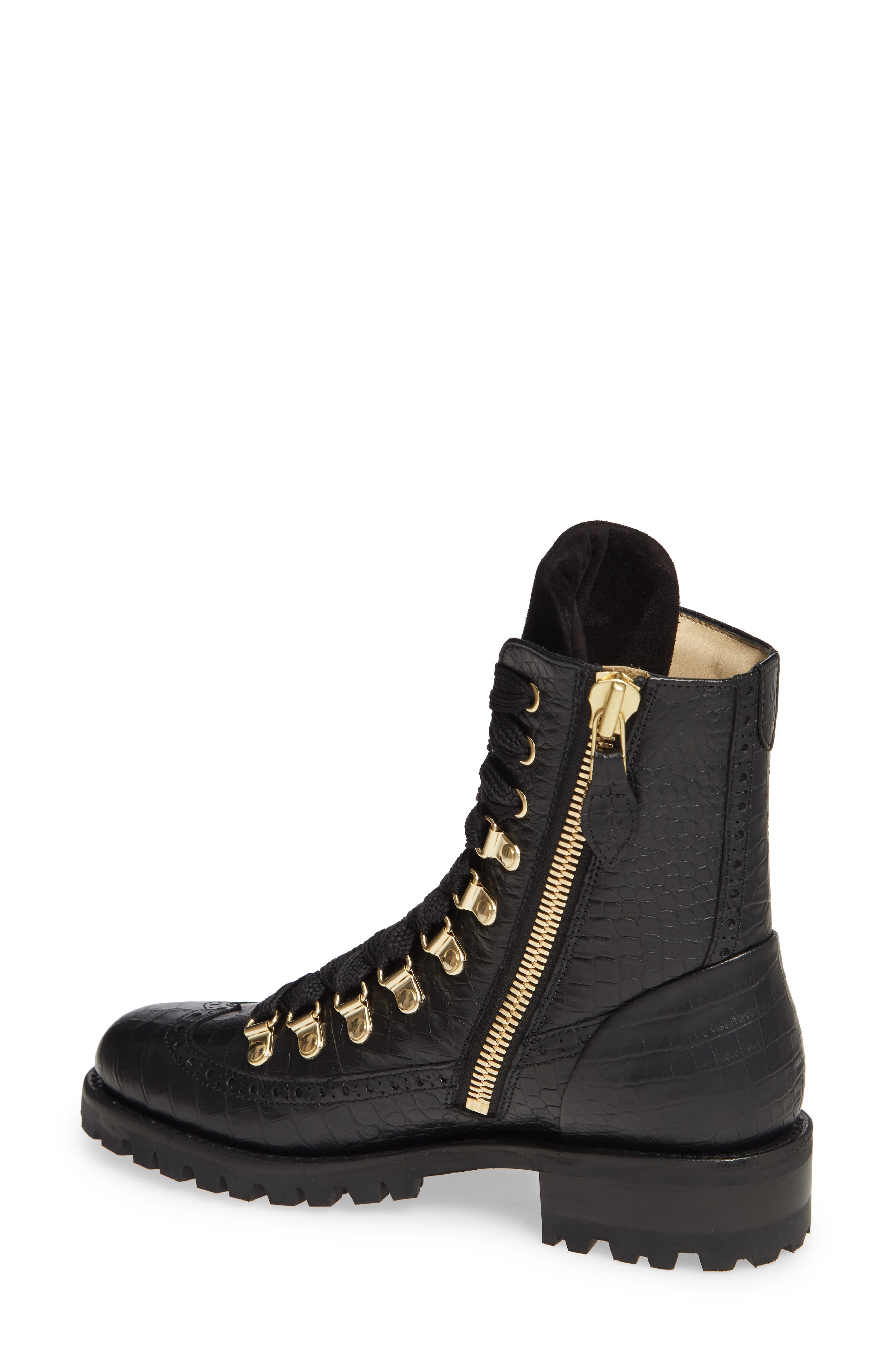 The Office of Angela Scott Mr. Bernard Combat Boot, Alternate, color, 