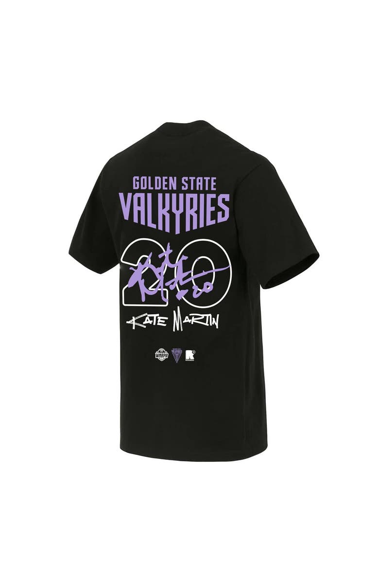 round21 Unisex round21 Kate Martin Black Golden State Valkyries Launch Name & Number T-Shirt, Alternate, color, Black