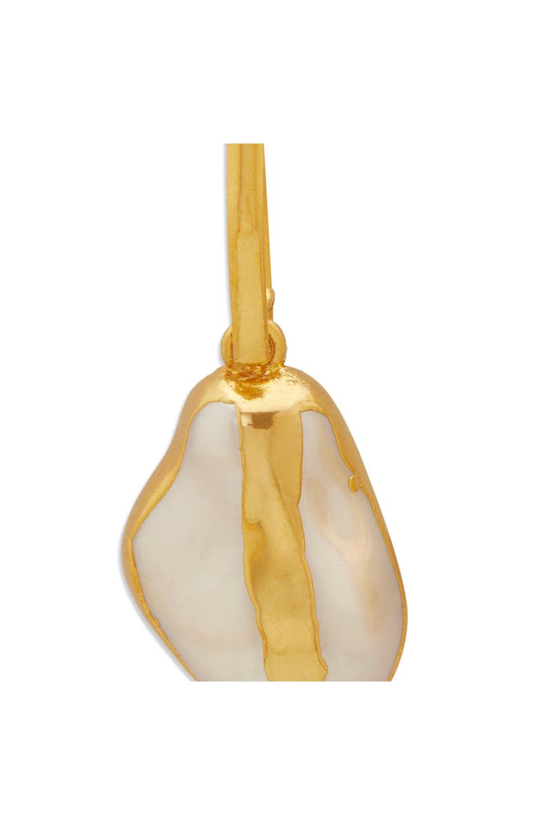 Dhwani Bansal KORA DROP EARRINGS, Alternate, color, Gold Plated