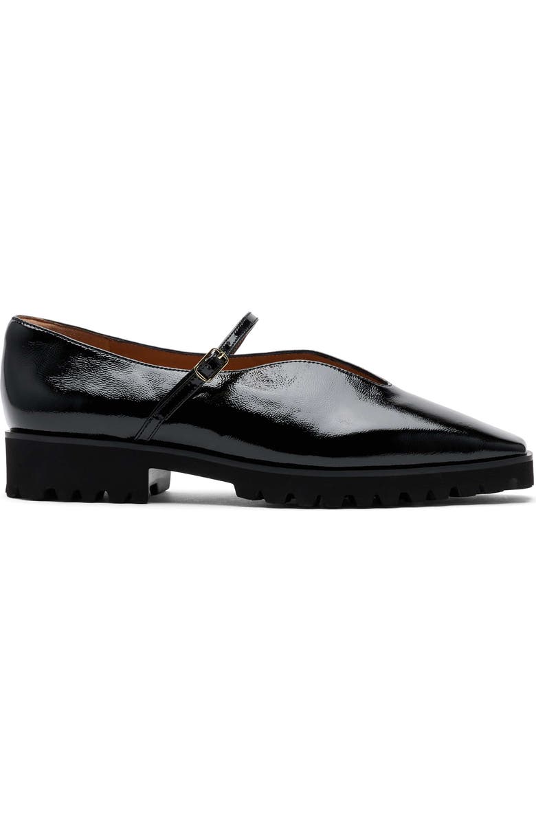 MARC NOLAN Roxie Leather Lug Mary Janes, Main, color, Black Patent